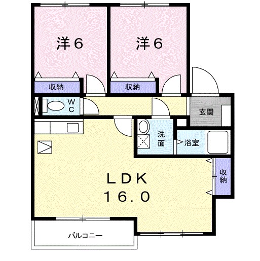 セルカ.リーオB 間取り図