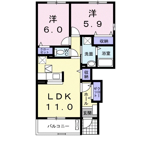 フェリーチェ太子 間取り図
