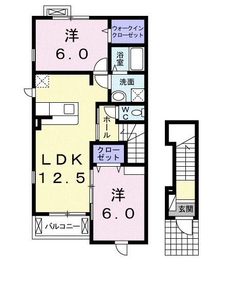 シェーネ　康 間取り図