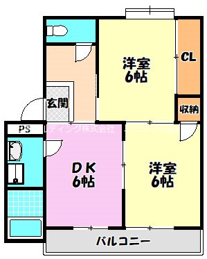 フェリオ大美野 間取り図