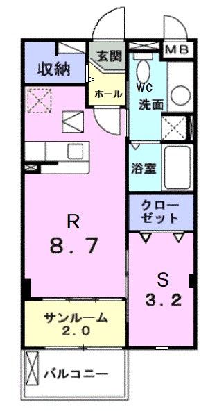 ヴィオラ和泉中央 間取り図