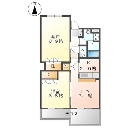 Ａｚｕｒ（アジュール） 間取り図