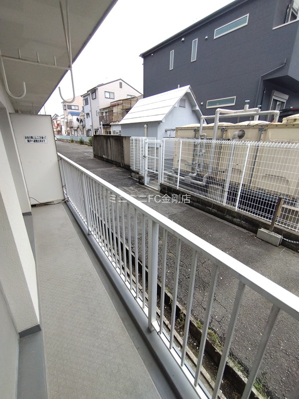 安田マンション ベランダ