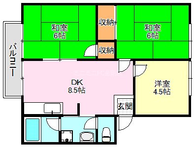 パナタウンアミ 間取り図