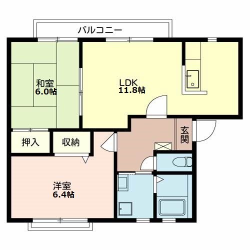 ハイツモンテリブロ 間取り図