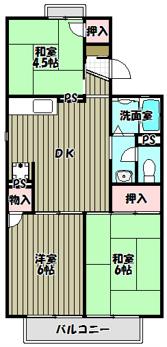 ウイングパレス 間取り図