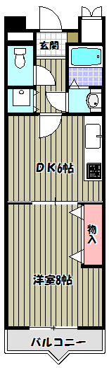 山本グリーンヴィレッジⅡ 間取り図