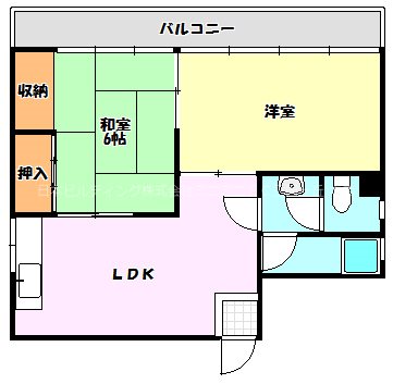 ケンスイ第2ビル 間取り図