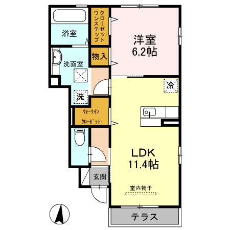 ハピネス泉ヶ丘 間取り図
