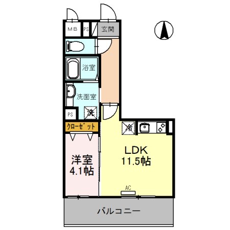 レジデンス喜志 間取り
