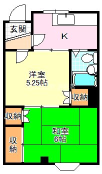 メゾン南部 間取り図