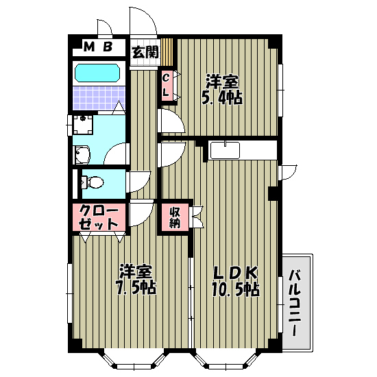 アーバンハウス1号館 間取り図