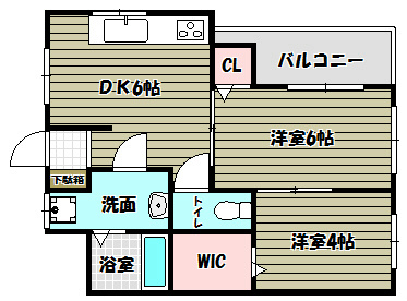 カーザ浜村 間取り図