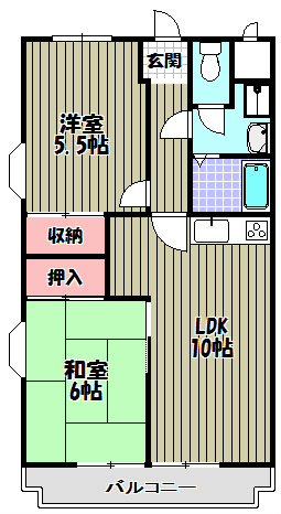 リビオ金剛 間取り