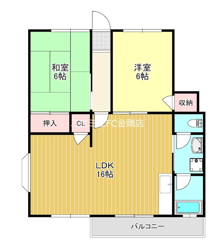 メゾン津々山台　B棟 間取り図