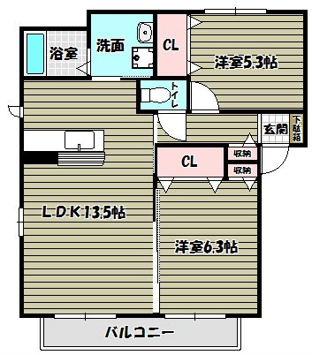シャーメゾン光明池 間取り図