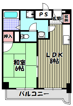 ヴィラ狭山 間取り図