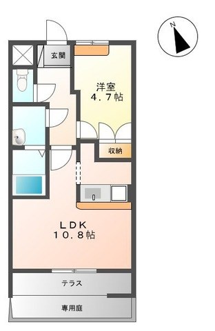 プロニティ美原 間取り図
