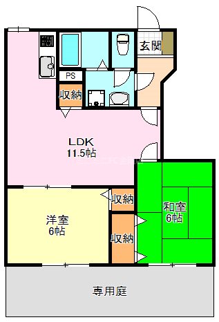 ジューヌ森 間取り図