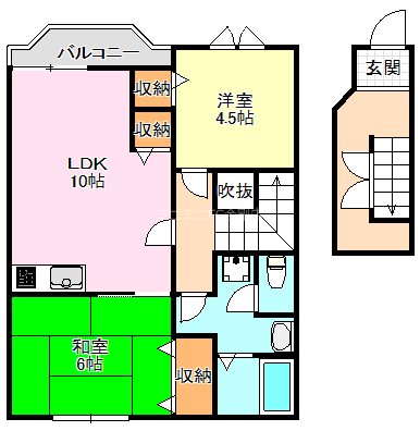 ジューヌ森 間取り図