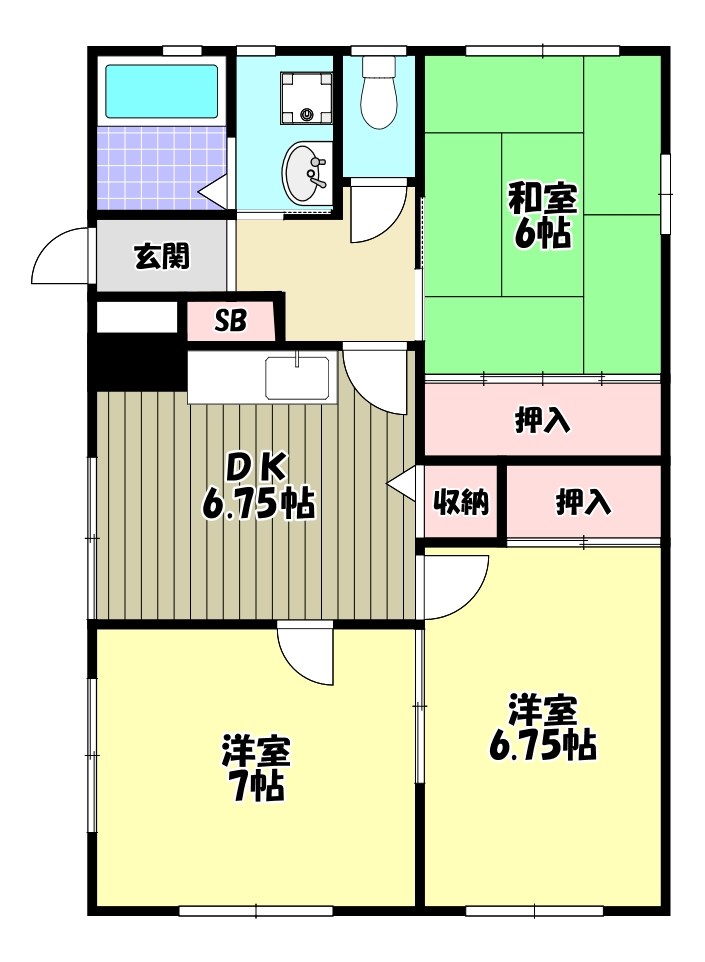 ハイツKOYAMA 間取り図