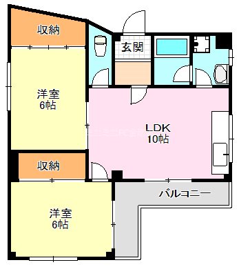 シャングリラ深井 間取り図