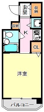 朝日プラザ河内長野デポーフロント 間取り図