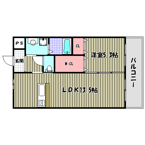 Sunny 間取り図