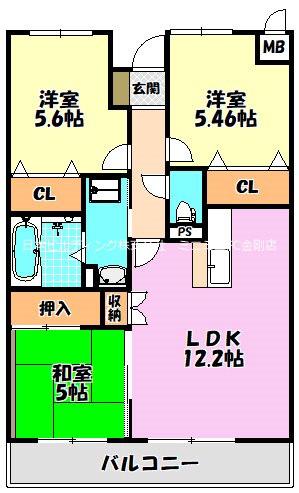 to U　狭山 間取り図