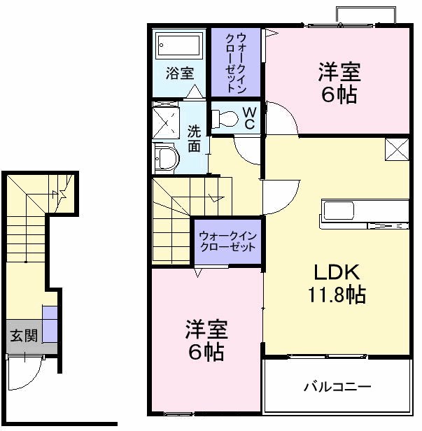 パレスハーモニー 間取り図