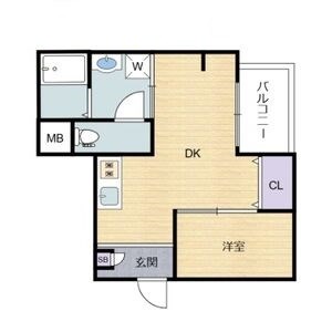 エヌエムキャトフヴァントゥレーズノース 間取り図
