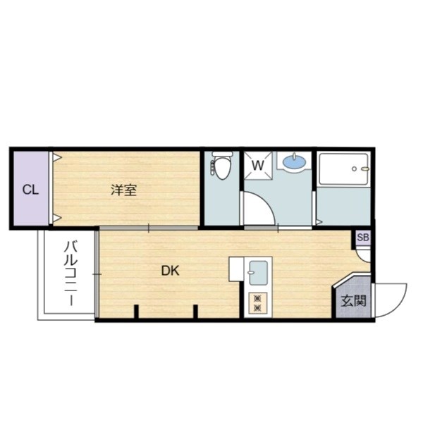 エヌエムキャトフヴァントゥレーズノース 間取り図