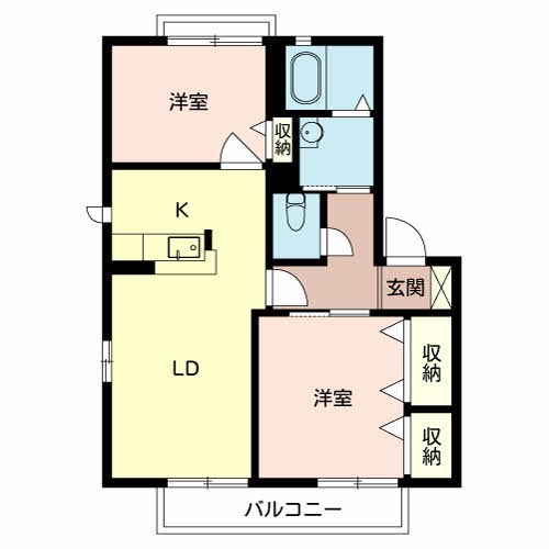 ガーデンパーク Ｂ棟 間取り図