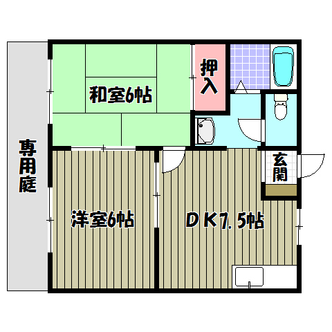 パインリーフ泉ヶ丘 3号館 間取り図