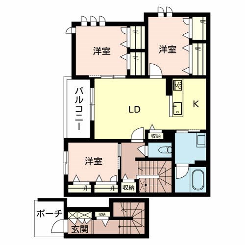 Ｇrandir金剛 間取り図