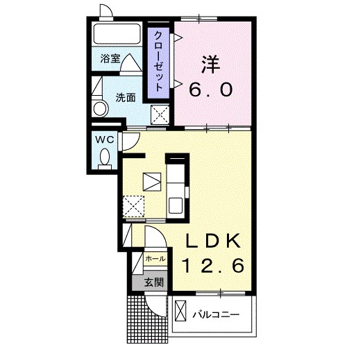 フォルシュ　Ｍ 間取り