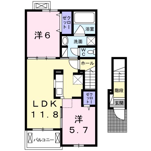 メゾン　グレイス 間取り図