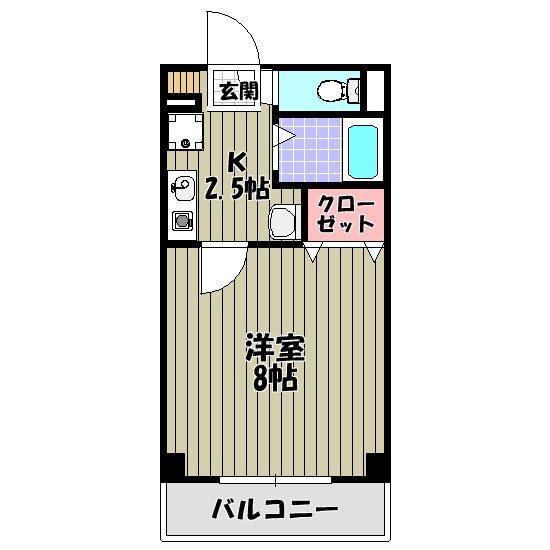 アンソレイユ 間取り図