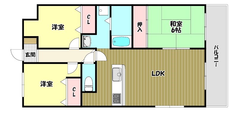 レジデンス赤阪 間取り図