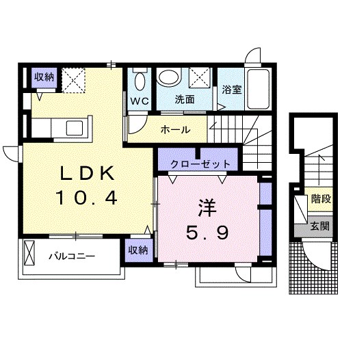 フローレスタ 間取り図
