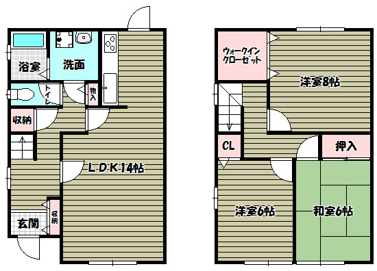 ルグラン上尾Ｂ棟 間取り