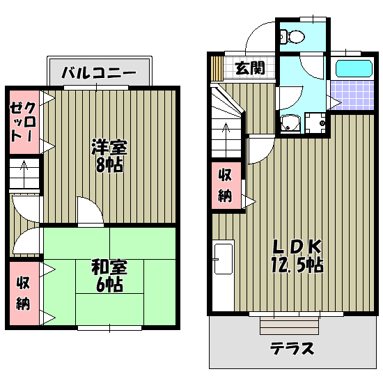 ハイツニシウラ 間取り