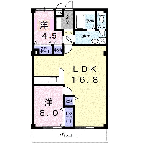 ガーデンコート大喜 間取り図