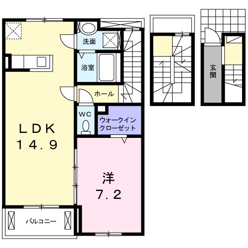 イノセントコートⅢ  間取り