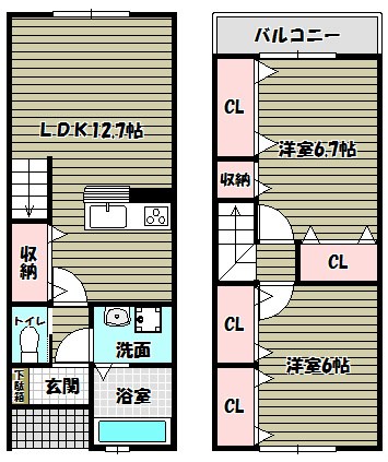 アドラブールヴィラ  間取り