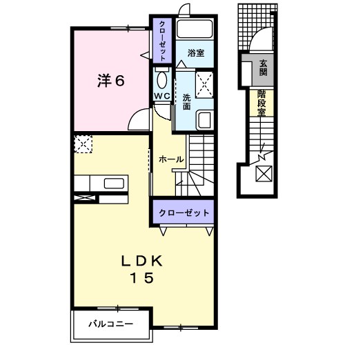 ボナール 間取り図