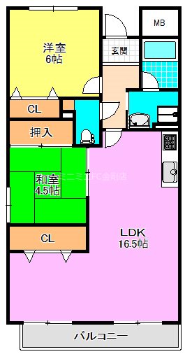 メルベーユ 間取り図