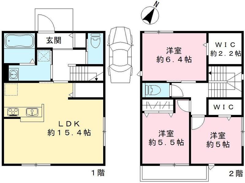 河内長野貸家 間取り図