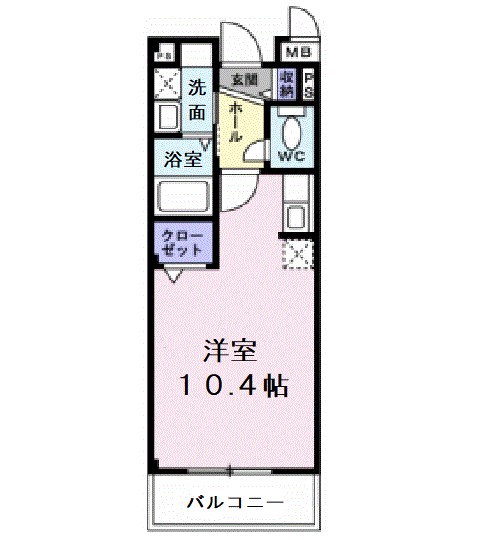 インヴィテ・ボヌールⅠ番館 間取り図