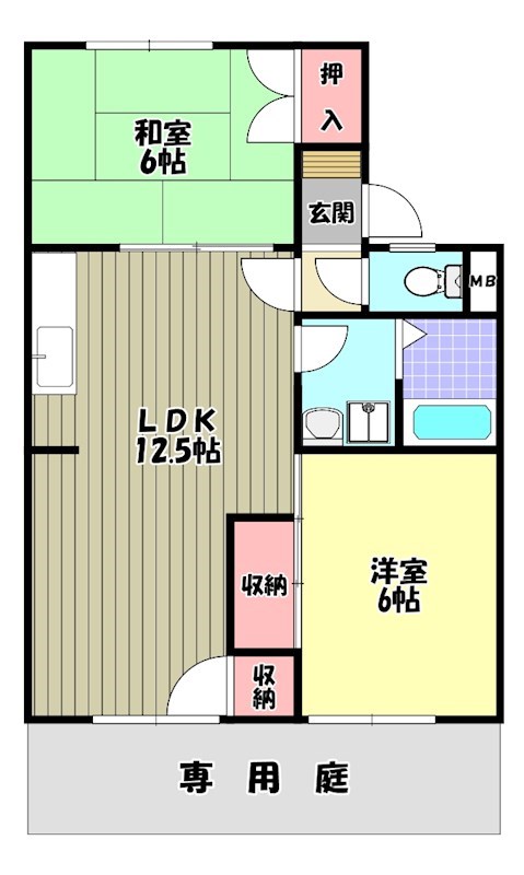 ファミリーハイツＴ・Ｙ 間取り図